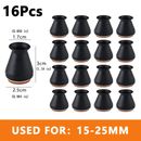 16PCS Silicone Chair Leg Caps Feet Cover Pads Furniture Table Floor Protectors