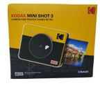 Cámara instantánea e impresora fotográfica inalámbrica portátil Kodak Mini Shot 3 retro 2 en 1