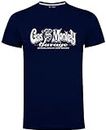 Gas Monkey Garage T-shirt pour homme avec logo OG bleu marine, bleu, S