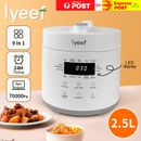 Lyeef Electric Pressure Cooker 9In1 Multi Function Warmer Cooking LED Display AU