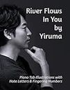River Flows In You by Yiruma: Piano Tab Illustrations with Note Letters & Fingering Numbers