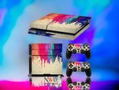 Watercolor PlayStation 4 Designer Skin Decal Console & Controllers PS4