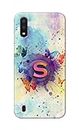 ELRACases� Name II Initial II Letter S with Butterflies Back Cover Case for Samsung Galaxy M01, SM-M015F / DS, SM-M015G / DS Back Cover -(V6) RAJ1001