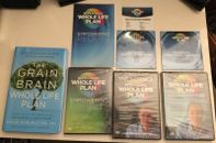 Dr. Perlmutter The Grain Brain HB Book Whole Life Plan 3 DVD and CDs New Sealed