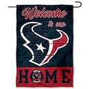 WinCraft Houston Texans Welcome Home Decorative Garden Flag Double Sided Banner