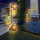 NAN ZAI NAN FANG Butterfly Solar Stake Lights, Waterproof, for Outdoor Decor, Garden,Lawn,Patio or Courtyard, 2 Pack