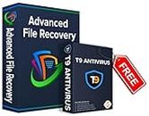 Advanced File Recovery & T9 Antivirus -Software for Windows 1 Year 1 PC | Recover Deleted Documents, Photos, Audios, Videos from Windows PC | External Storage Devices (Email Delivery in 2 Hrs)