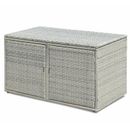 Costway 110 Gallon Garden Patio Storage Deck Box, Wicker | 25.5 H x 45 W x 23.5 D in | Wayfair HW62862
