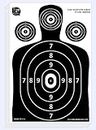 Dynamic Shooters – 50 Pack 17X25-inch Made in USA Large Paper Silhouette Range Shooting Targets - Firearm, Rifle, Gun, Pistol, BB Guns, Airsoft, Pellet Gun, Air Rifle