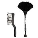 Fuller Brush Electronics Dusting Brush Set – For Laptop, Screen, Keyboard, TV – Dual Ended Duster With Microfiber And Goat Hair + Mini Bench Brush Duster With Polystatic Fibers