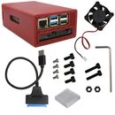 Raspberry PI 5 NAS Case Boot from SSD with Cooling Fan Heatsink USB 3.0 Cable