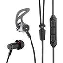 V-Moda Forza in-Ear Hybrid Sport Headphones with Mic for Apple (Black)