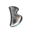 STICKON Stainless Steel Gua Sha Scraping Massage Tool IASTM Tools Great Soft Tissue Mobilization Tool (B Shape)
