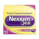Nexium 24HR Acid Reducer Heartburn Relief Tablets for All-Day and All-Night Protection from Frequent Heartburn, Heartburn Medicine with Esomeprazole Magnesium - 42 Count
