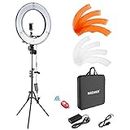 Neewer Camera Photo Video Light Kit: 18 Inches/48 Centimeters Outer 55W 5500K Dimmable LED Ring Light, Light Stand, Receiver for Smartphone, YouTube, TikTok Self-Portrait Video Shooting