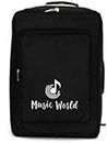 Music Gallery Cajon Black Heavy Thick Padded Bag with 1 Pocket, Shoulder Straps & Handles (Fit for 20X12X12 Inches Cajon) red Cajons