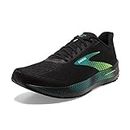 Brooks Men's, Hyperion Tempo Running Shoe, Black/Kayaking/Green Gecko, 11.5
