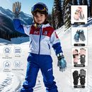 Kids Children Skiing Gloves Winter Waterproof Windproof Warm Snow Sports Gloves