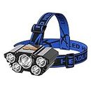 Care 4 5 LED Flashlight Rechargeable Portable with Powerful Brightness Headtorch Searchlight