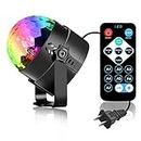 Spriak Led Party lights 2nd Generation Strobe Dance Light 3w Disco ball DJ Lights for Parties 7 Color Sound Activated lamp Karaoke Machine Kids Birthday Gift Stage Home Holiday Party Supplies