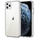 JETech Case for iPhone 11 Pro Max 6.5-Inch, Non-Yellowing Shockproof Phone Bumper Cover, Anti-Scratch Clear Back (Clear)
