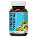ZEROHARM Whole Food Multivitamin 60 tablets | Men Multivitamin & Multimineral | Vitamin A, C, D, B12 | Iron, Magnesium, Zinc | Energy, strong bones & muscles, immunity, workout performance