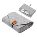 Small Portable Felt Storage Bag Case Electronics Accessories Lightweight Durable