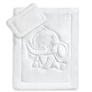 KiGATEX Premium Kinder Betten Set Bezug 100% Baumwolle 40x60 + 100x135 cm Öko-Tex Zertifiziert (Elefant)
