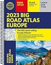 2023 Philip's Big Road Atlas Europe: (A3 Spiral binding) (Philip's Road Atlases)