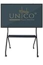 Unico Adjustable Mobile Portable Smart TV Floor Stand on Wheels for 60-100 Inch Flat/Curved Panel Screens TVs Holds up to 150 Kg. (Interactive Flat Panel Display)