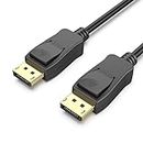 BENFEI [VESA Certified] DisplayPort to DisplayPort 6 Feet Cable, DP to DP Male to Male Cable Gold-Plated Cord, Supports 4K@60Hz, 2K@165Hz Compatible for Lenovo, Dell, HP, ASUS and More
