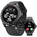 TOOBUR Smartwatch Uomo Alexa Integrata, 44mm Orologio Smartwatch Chiamate Cardiofrequenzimetro Contapassi Sonno Impermeabil IP68, 100 Sportivo, Notifiche Messaggi, Compatibile Android IOS