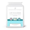 Liv-Cleanse - Liver & Gallbladder Support - Detox Cleanse Formula, Liver Support Complex conatining Choline, Turmeric, Aged Garlic & Chlorella Plus More