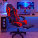 360 reclining swivel gaming chair with footrest and massager [4colours]