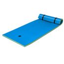87" x 36" 3-layer Floating Pad Mat Water Sports Recreation Relaxing Blue