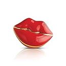 Nora Fleming Hand-Painted Mini: Smooches! (Red Lips) A249