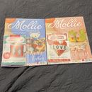 2 Mollie Makes: Living & Loving Homemade Magazines, Issue No. 36 and 37 w/Gifts