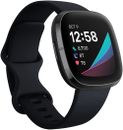 Fitbit Sense Smartwatch Fitness Health Trackers GPS Heart Rate SpO2 FB512 Black