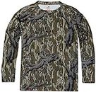Mossy Oak Men's Standard Camo Hunting Shirts Long Sleeve, Original Treestand, Medium