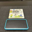 NINTENDO 2DS XL GAME CONSOLE BLUE AND BLACK WITH GAME