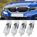 4 Pack Car Door Lights Logo Projector, Upgrade HD Welcome Light Puddle Lights Compatible for BMW Accessories 3 4 5 6 7 Series M3 M5 X1 X3 X4 X5 X6 Series（4 Pack）