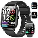 Smart Watch Answer/Make Calls, 1.85" Smart Watches for Women and Men, Fitness Watch SpO2/Heart Rate/Sleep Monitor, 112 Sport Modes, Calorie/Step Counter, IP7 Waterproof Fitness Tracker for Android iOS