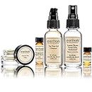 evanhealy Detoxifying Blemish Skin Care Set | 5 Piece Travel Face Care Kit for Congested Skin | Skincare Kit with Facial Mask & Gentle Skin Cleanser | Even Skin Tone & Soothe Redness