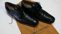 Zapatos de vestir hombre Piel negro 45 Andrea Chenier