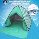 Beach Tent Family Shelter 2-3 Person Outdoor Instant Pop Up Camping Sun Shade UV