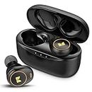 Wireless Earbuds, Monster Achieve 300 AirLinks Headphones Touch Control with Charging Case, Bluetooth Earbuds, Black