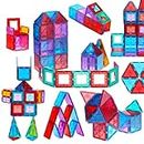 Amazon Brand - Jam & Honey Magna Tiles Building Blocks for Kids | STEM Toy | Magnetic Toys | Great Birthday Gift | Toys for Kids |Educational & Creative Toy| 28 Pieces