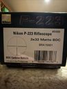 Nikon P-223 3X32 BDC Carbine Reticle Matte Rifle Scope Box & Caps