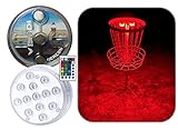 Birdi Disc Golf Beacon -2Pack - Magnetic LED Disc Golf Basket Lights-Remote Controlled-Waterproof-Multi Colored-Glow Disc Golf-Night Disc Golf