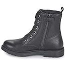 Geox J Eclair Girl Ankle Boot, Black, 35 EU